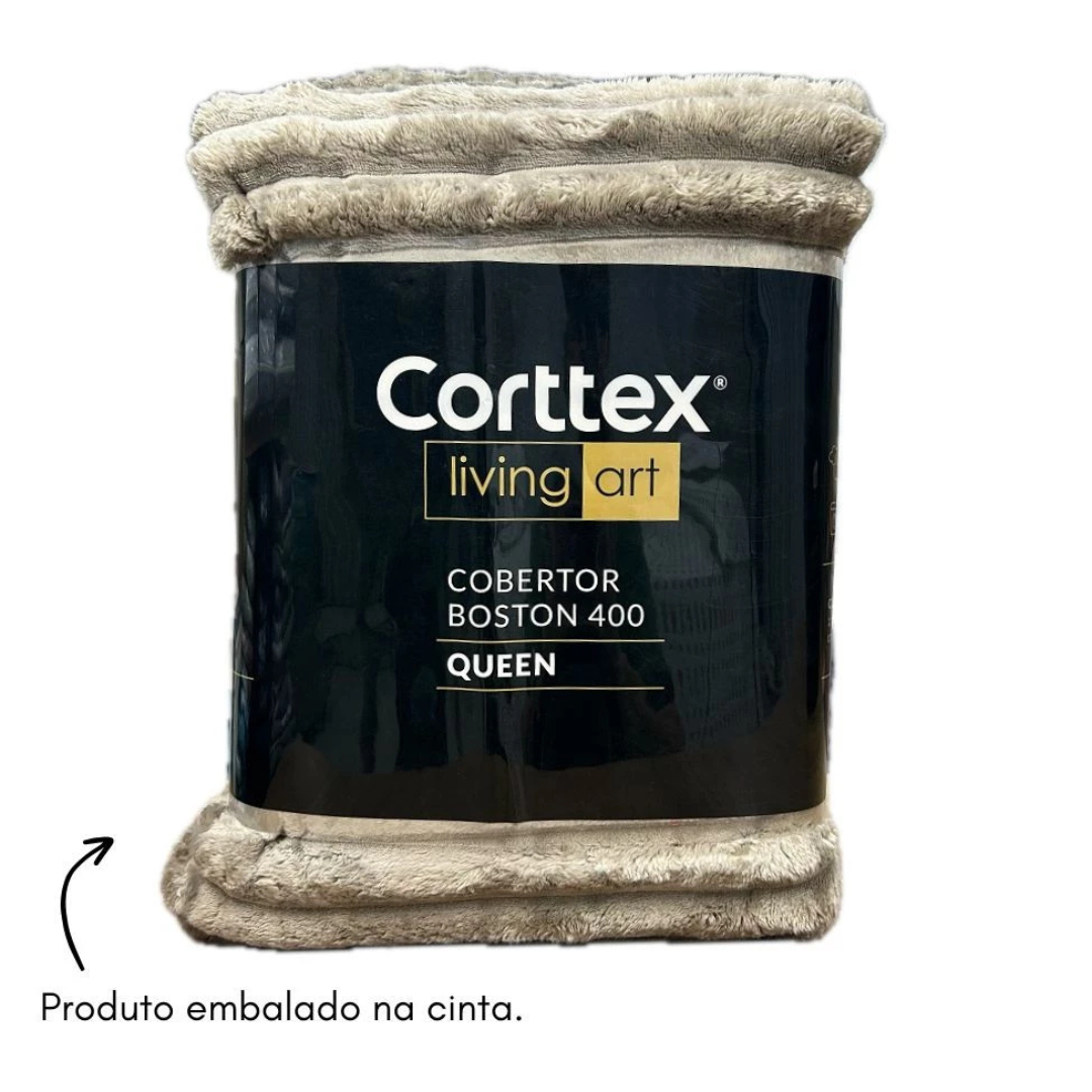 Cobertor Queen Flannel Premium Com Sherpa