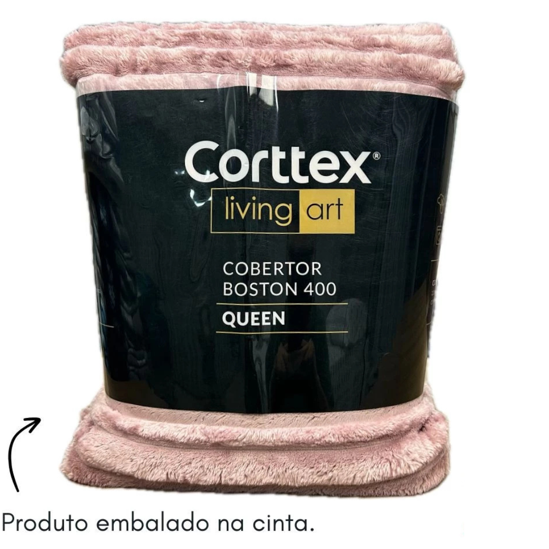 Cobertor Queen Flannel Premium Com Sherpa