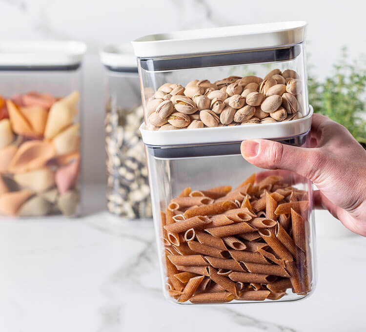 Kit de potes herméticos de 5 peças 3,5L Linha Oasi