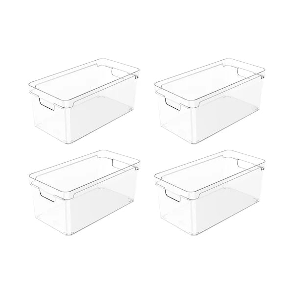 Kit de organizador de armários com 4 peças 30x15x13 Linha Oasi