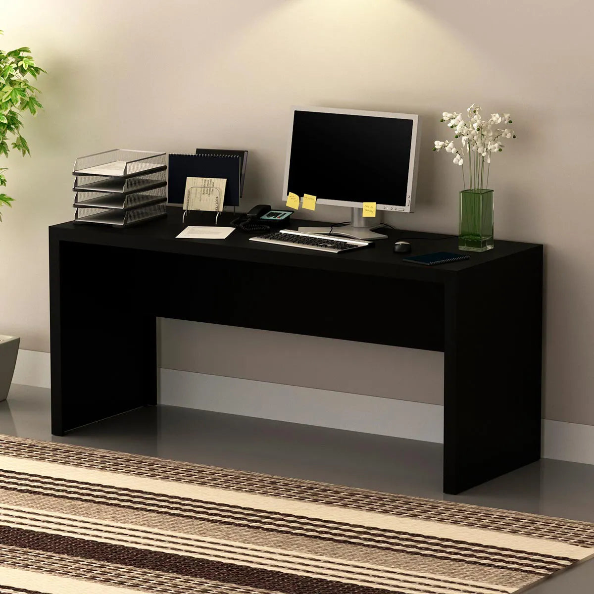 Escrivaninha Mesa de Escritório Multiuso 163 X 60 Cm