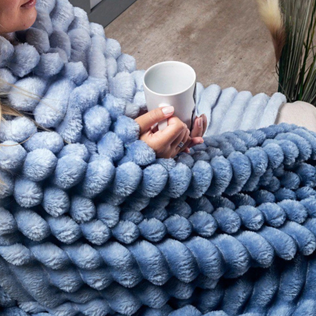 Cobertor Queen Flannel Premium Com Sherpa