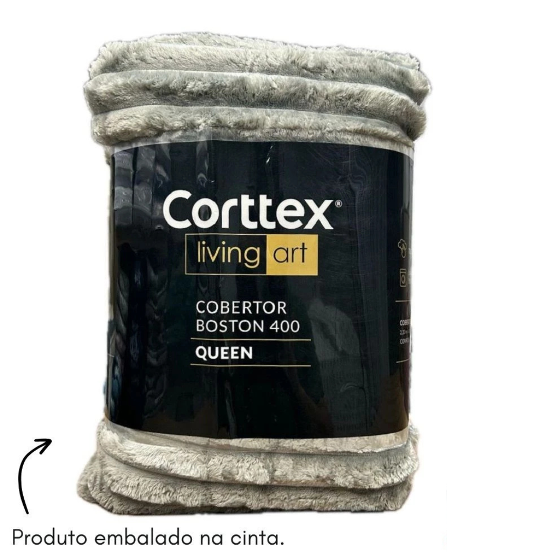 Cobertor Queen Flannel Premium Com Sherpa