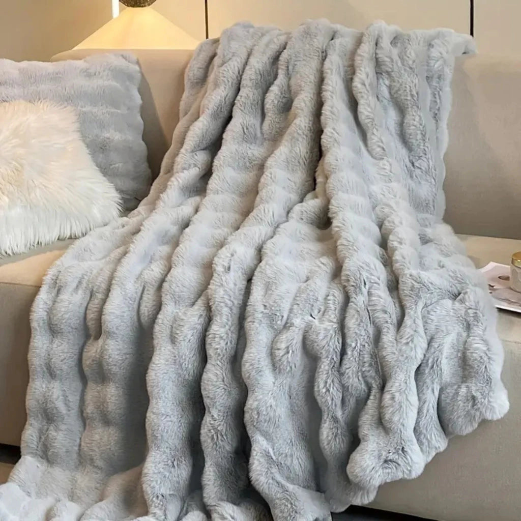 Cobertor Queen Flannel Premium Com Sherpa