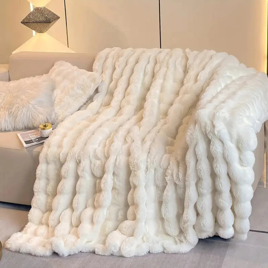 Cobertor Queen Flannel Premium Com Sherpa