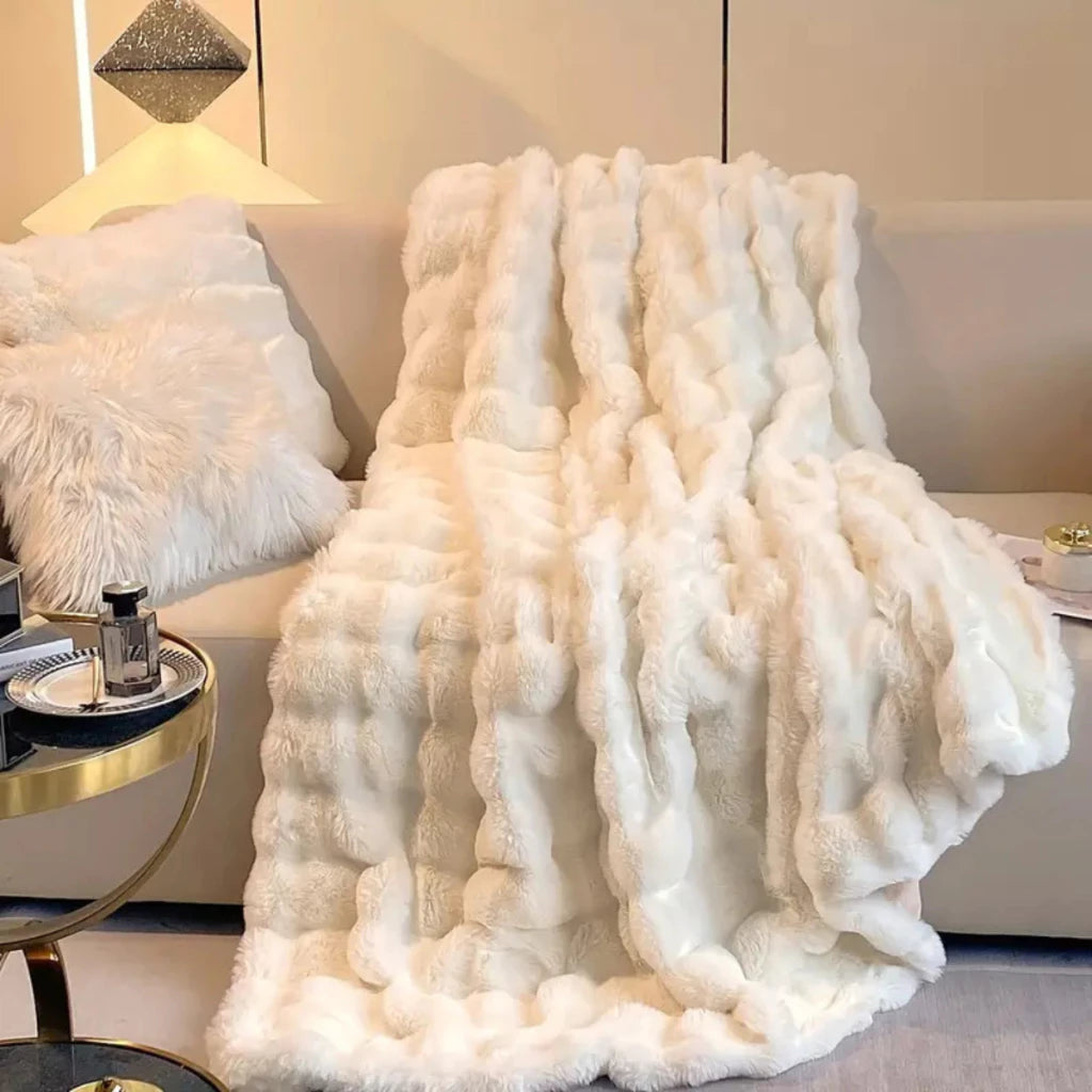 Cobertor Queen Flannel Premium Com Sherpa